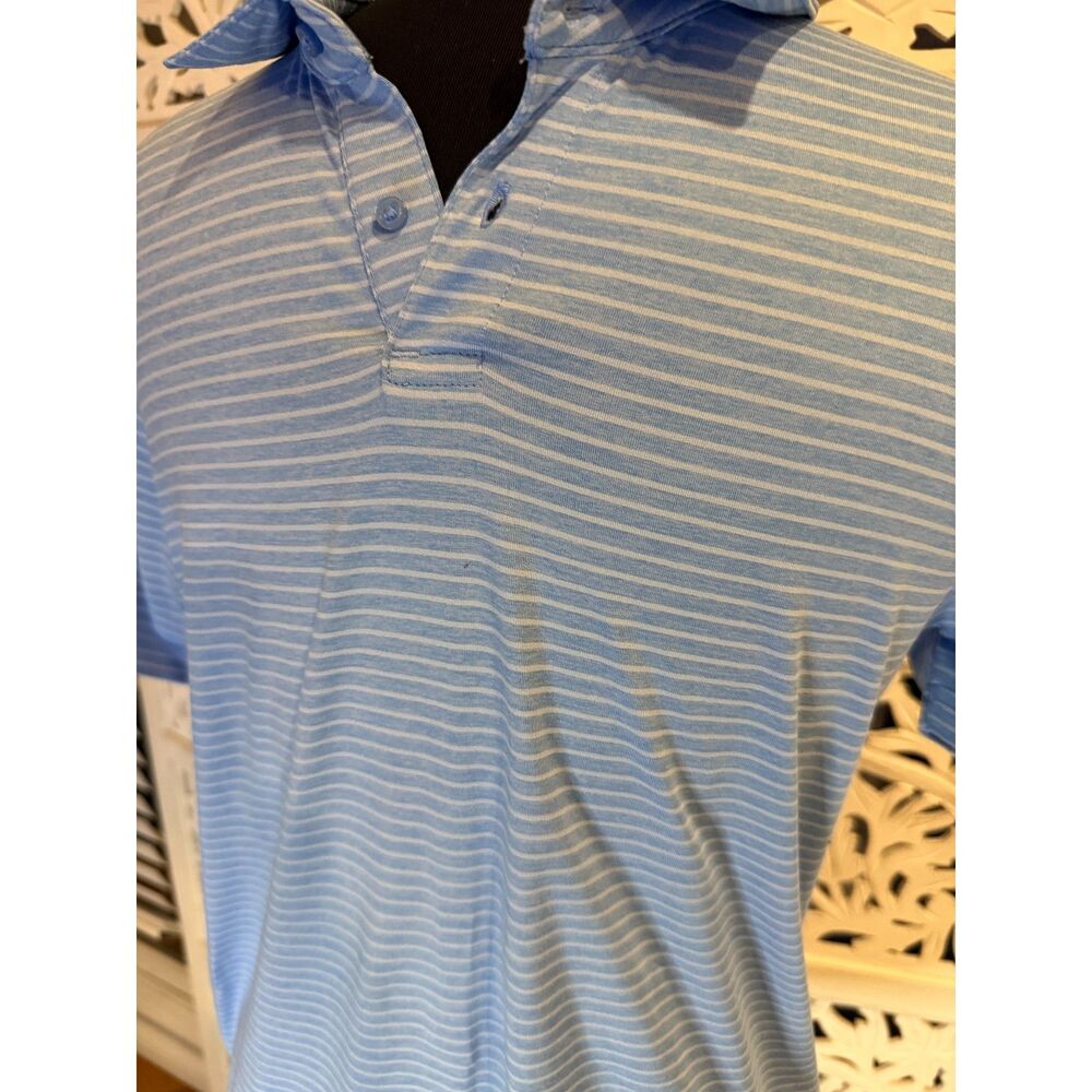 New W/O Tags Boys Polo Members Mark Size 14/16 Blue striped